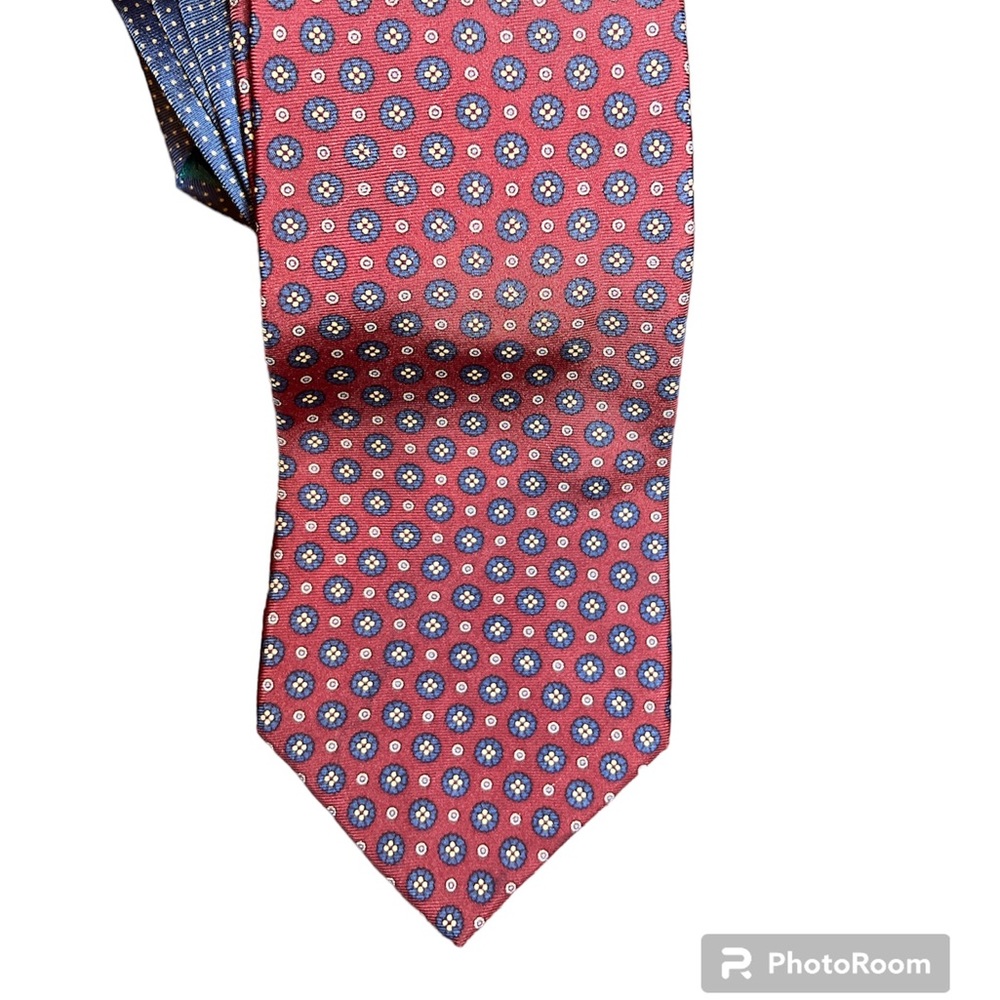 Vintage Tommy Hilfiger red and blue tie